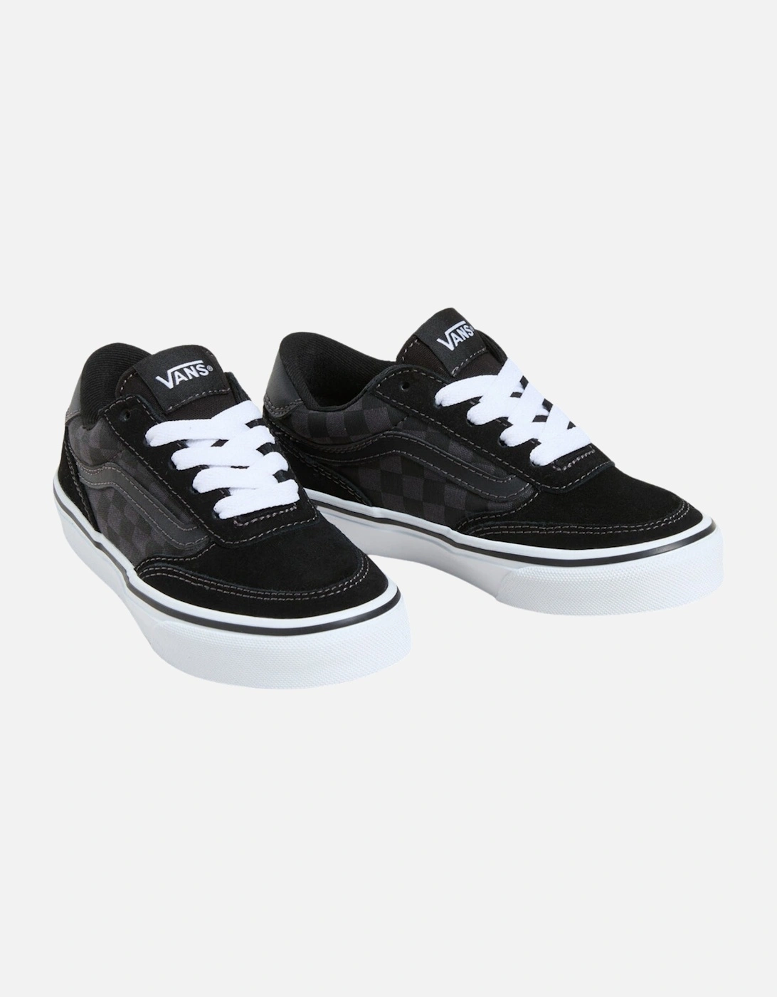 Kids Brooklyn Ls Suede/Canvas Trainers, 2 of 1