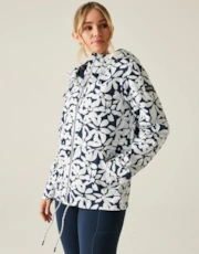 Navy/White Large Floral