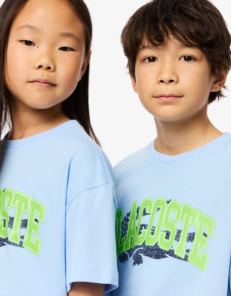 Juniors Crocodile Print T-Shirt