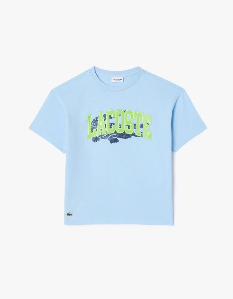 Juniors Crocodile Print T-Shirt