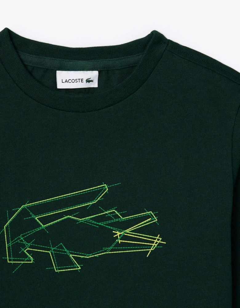 Juniors Heavy Cotton Crocodile Graphic T-Shirt