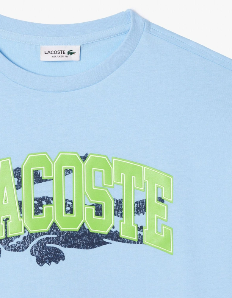 Juniors Crocodile Print T-Shirt