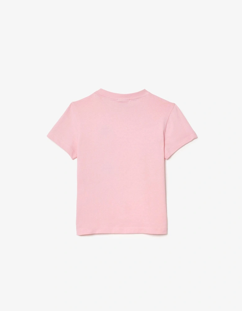 Juniors Argyle Print T-Shirt