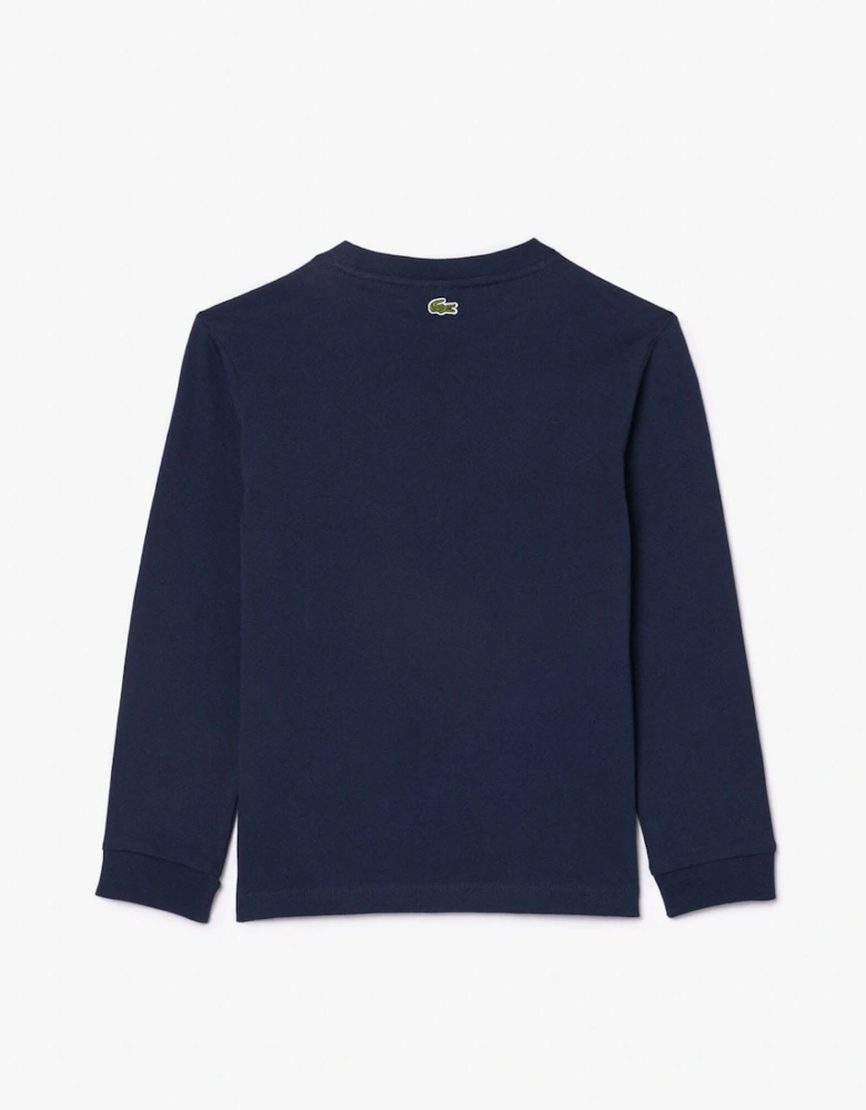 Juniors Heavy Cotton Badge Print T-Shirt