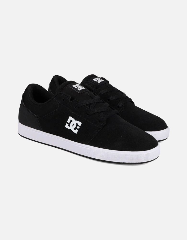 Mens Crisis 2 Suede Low Rise Trainers - Black/Gum