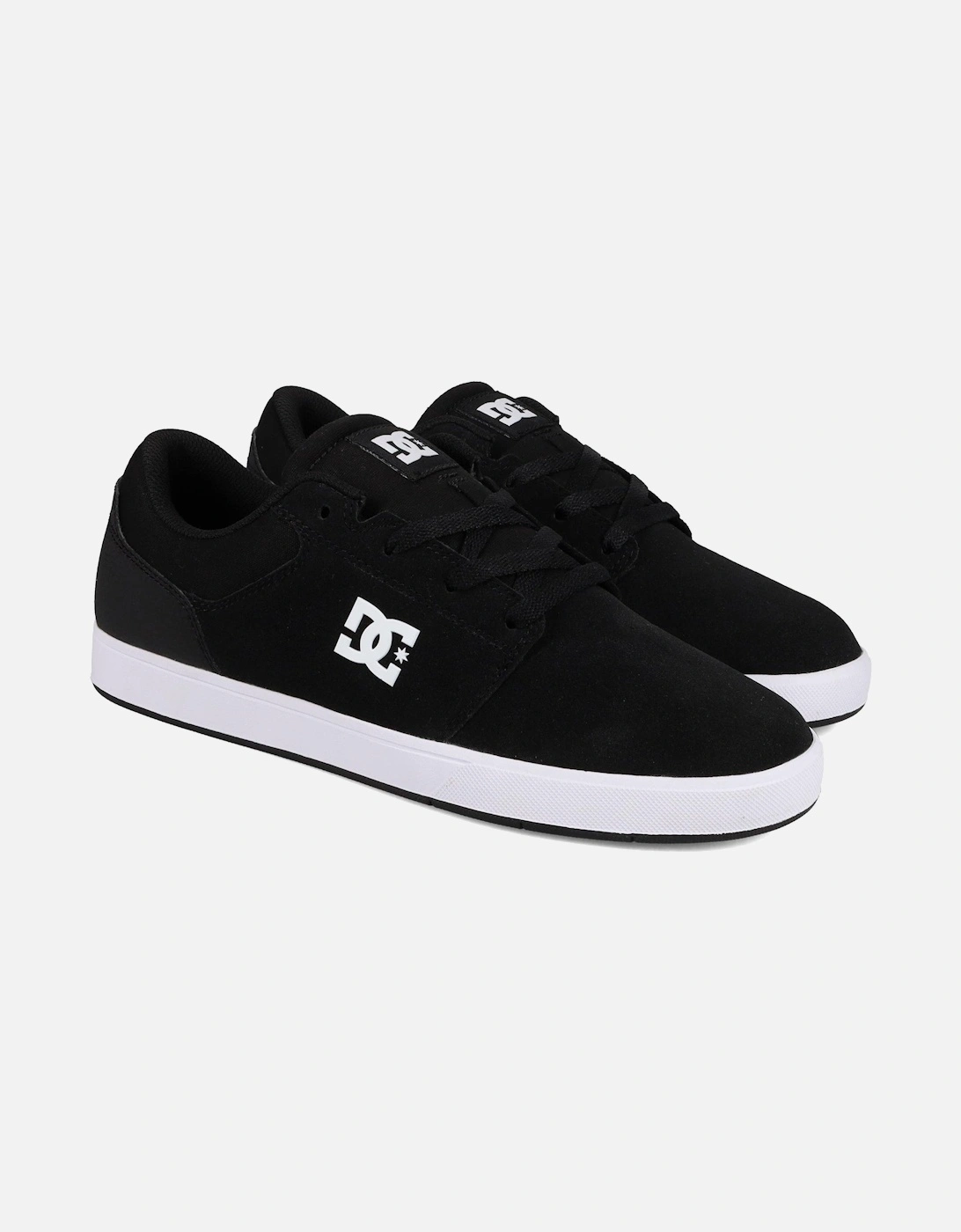 Mens Crisis 2 Suede Low Rise Trainers - Black/Gum, 2 of 1