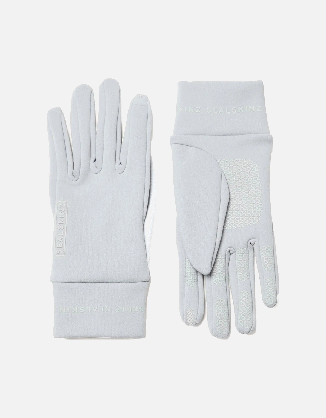 Women's Sealskinz Womens Acle Water Repellent Nano Fleece Gloves - Grey - Size: M