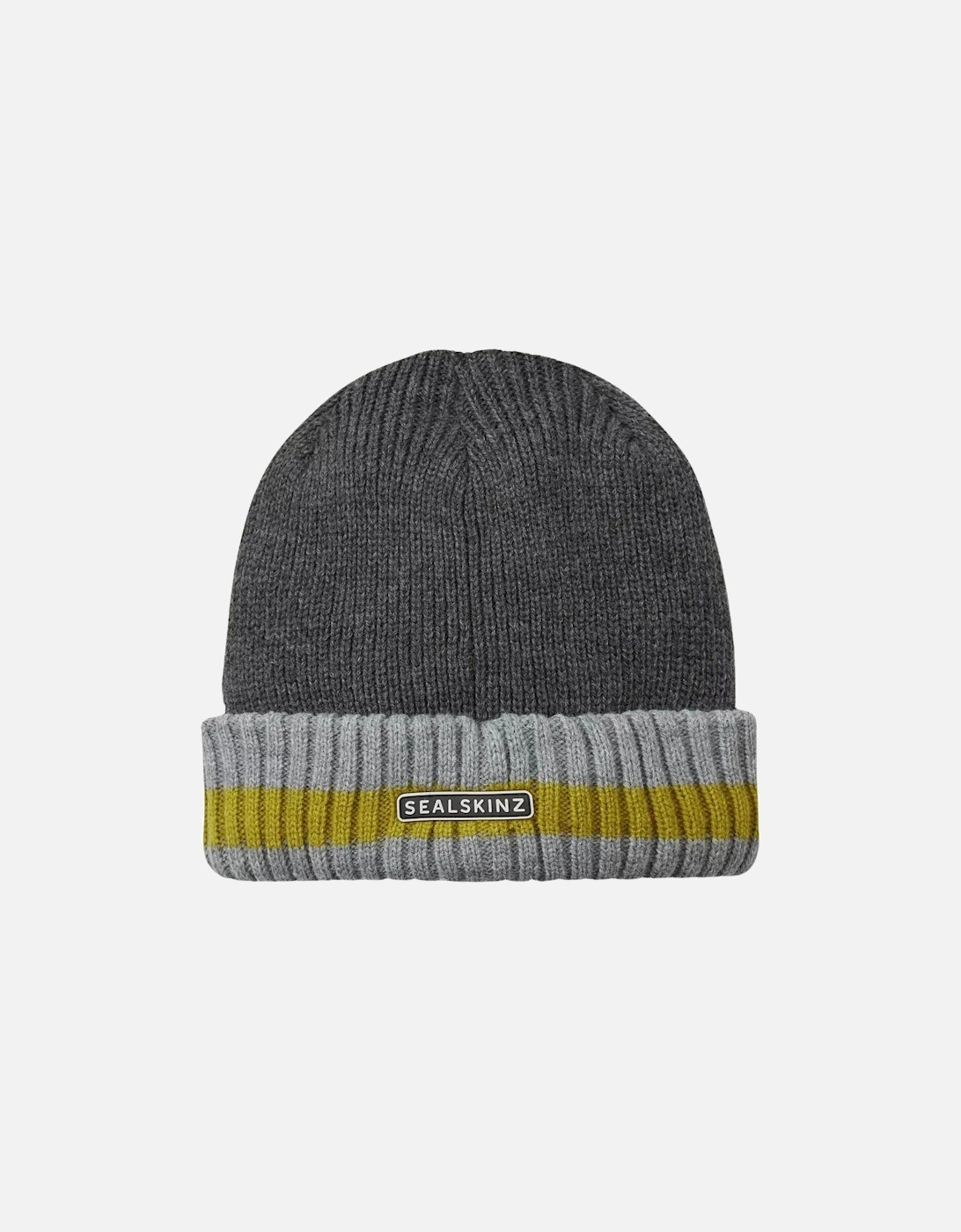 Unisex Holkham Waterproof Striped Roll Cuff Beanie, 2 of 1