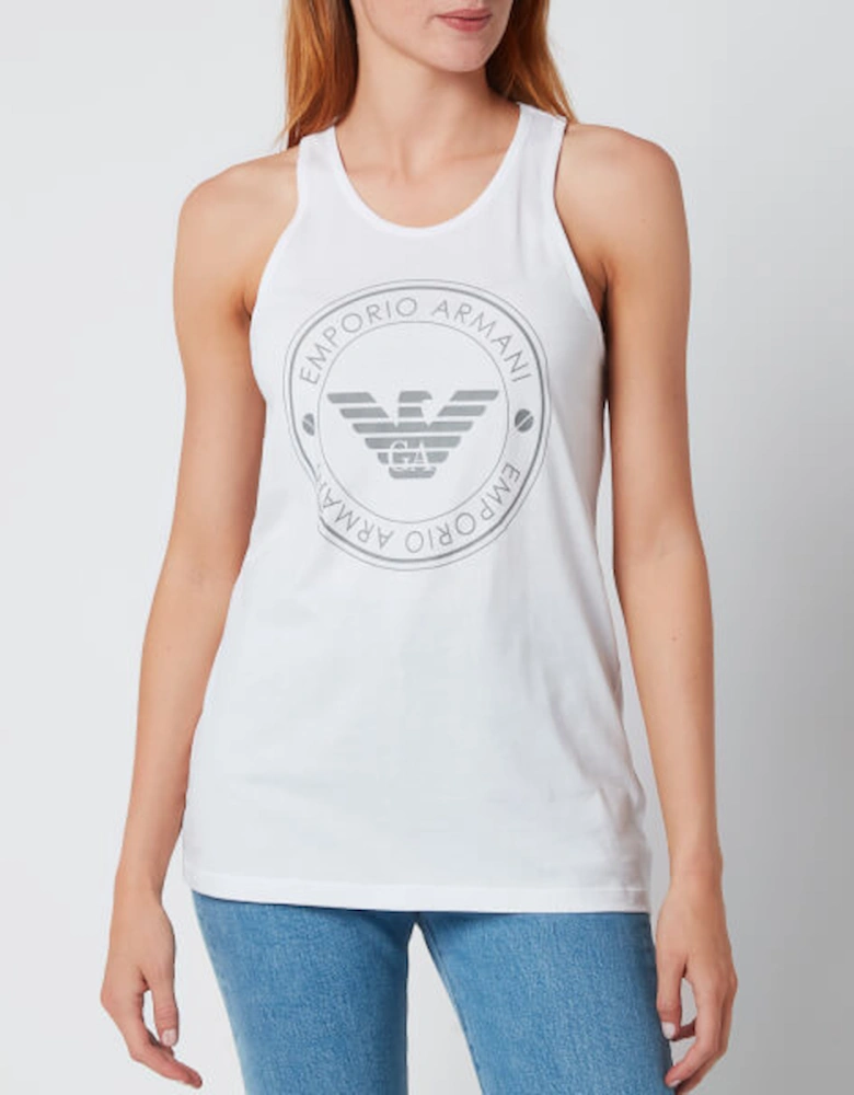 Loungewear Women's Cotton Tank Top - White