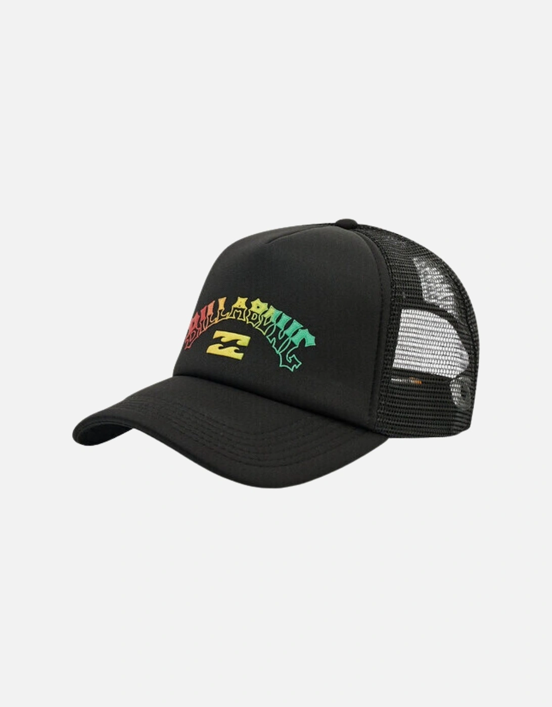 Mens Podium Curved Visor Snapback Trucker Cap, 2 of 1