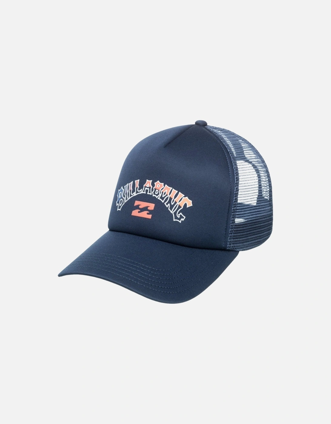 Mens Podium Curved Visor Snapback Trucker Cap, 2 of 1