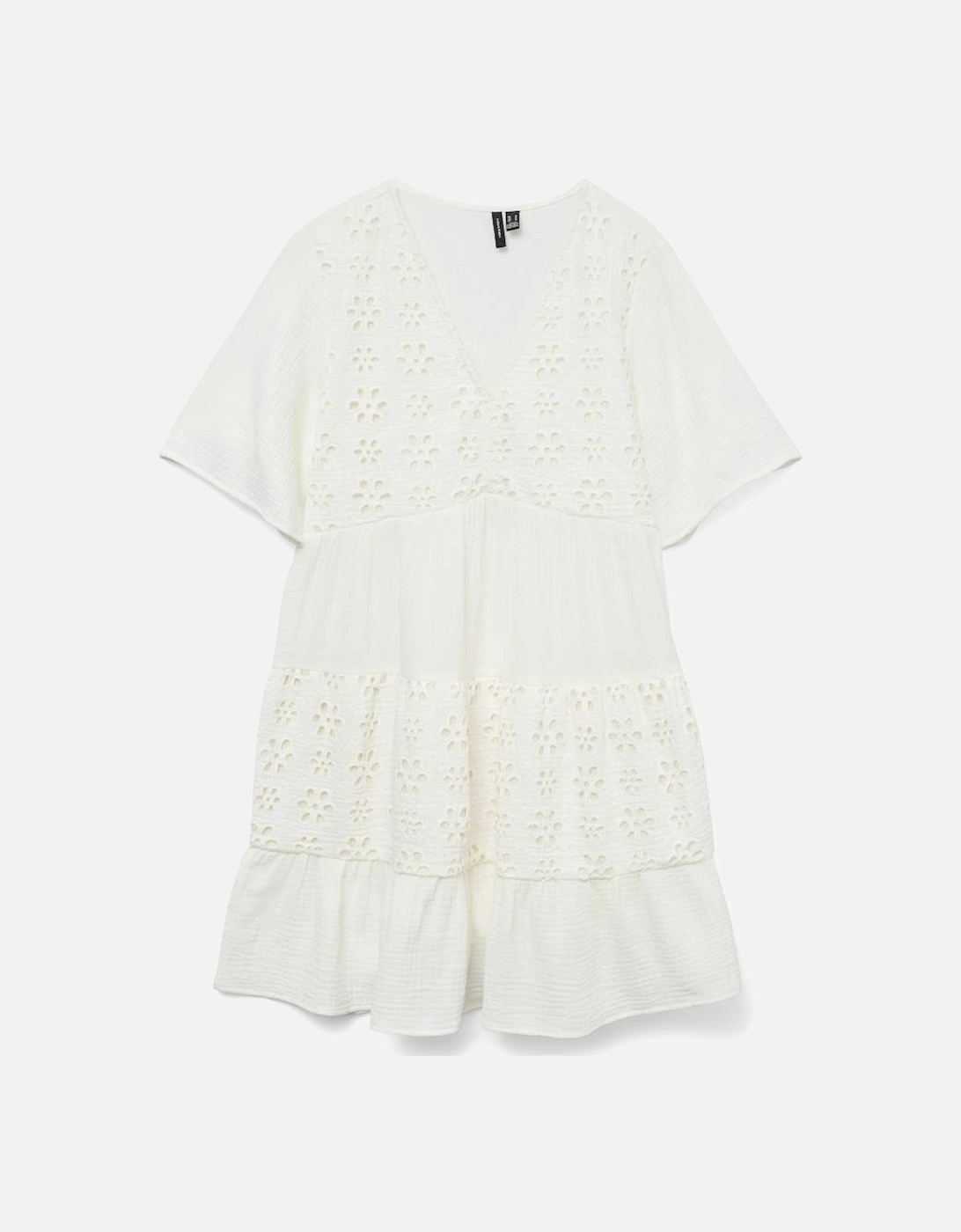 Natali 2/4 Short Dress Snow White, 2 of 1