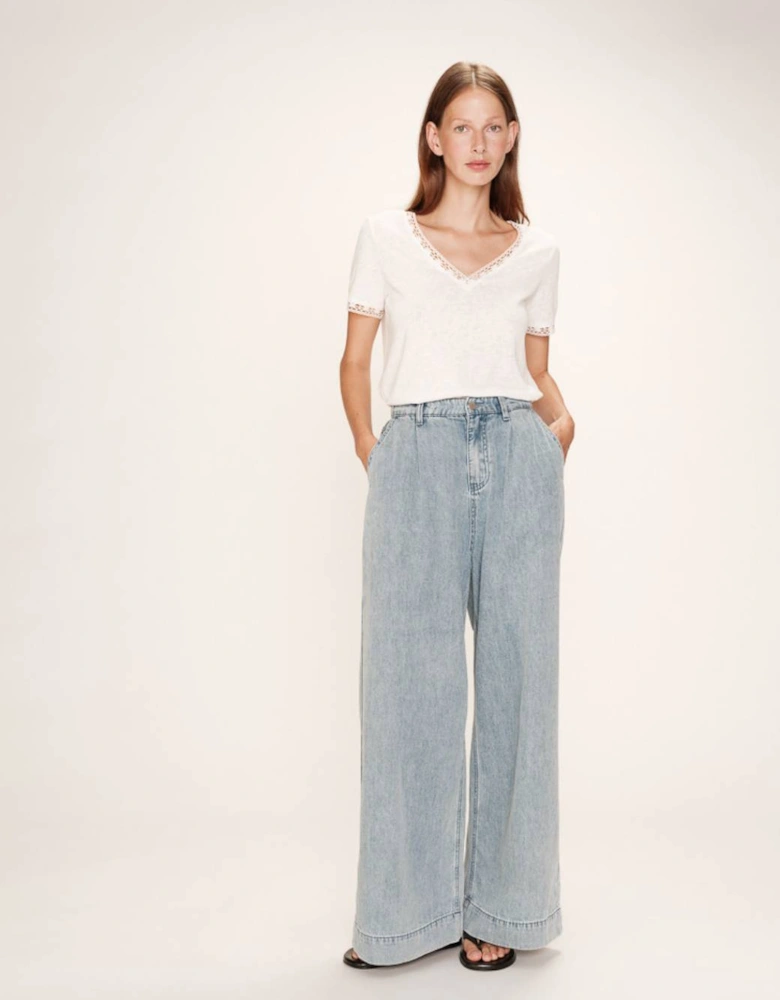 Grace & Mila Women's Rome T-Shirt Ecru