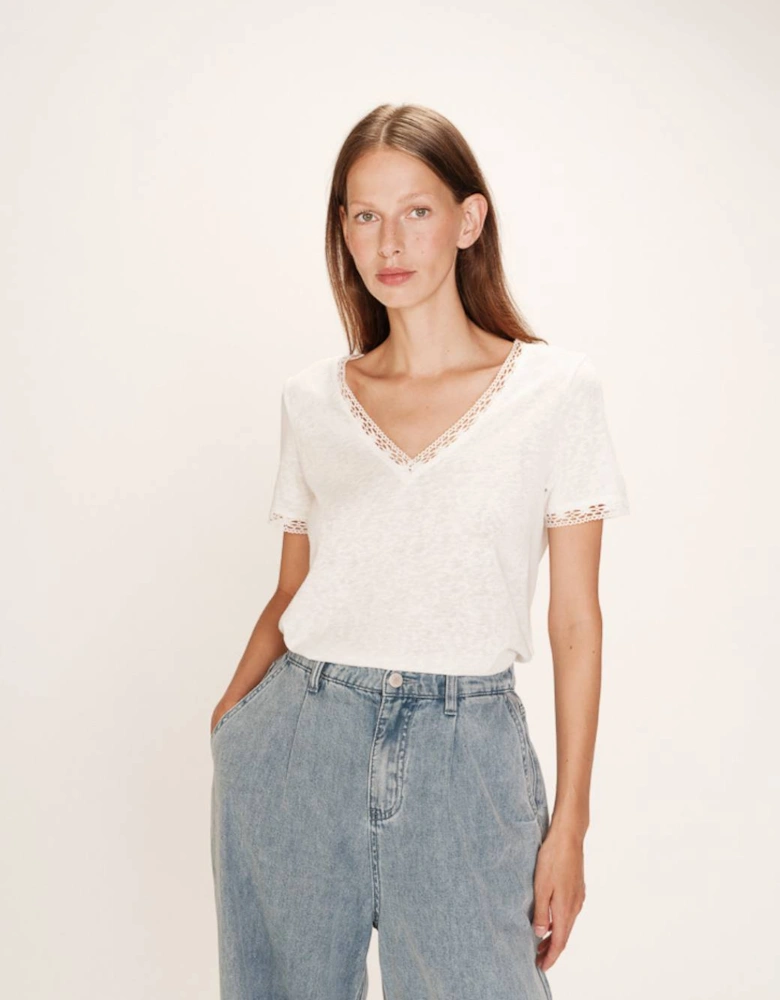 Grace & Mila Women's Rome T-Shirt Ecru