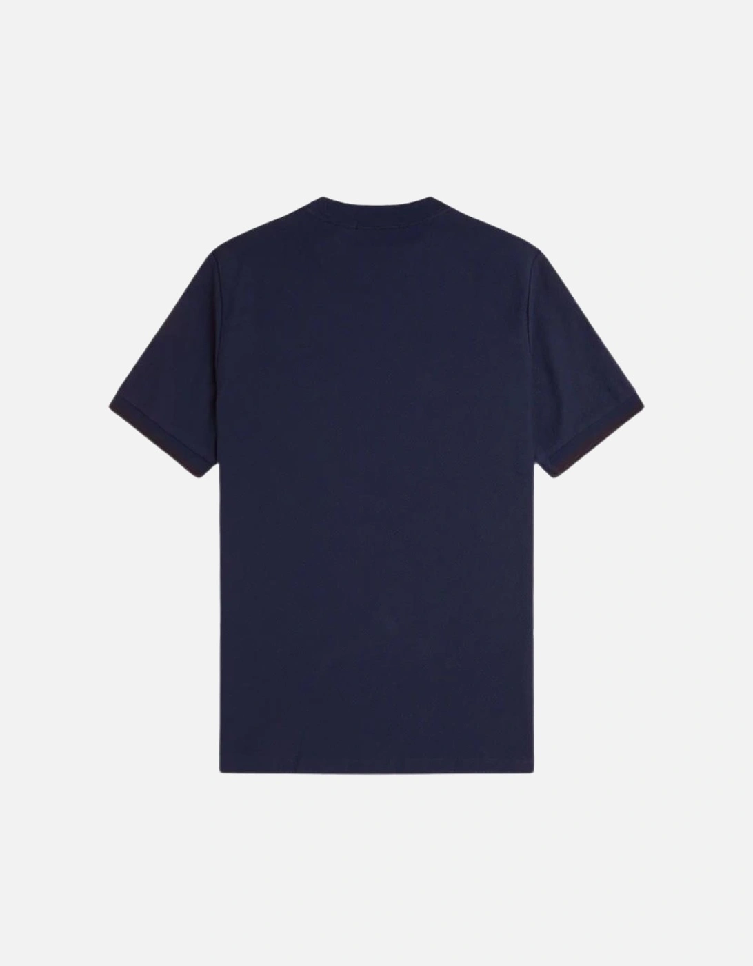 FP Tipped Cuff Pique Shirt - Tennis Blue / Navy