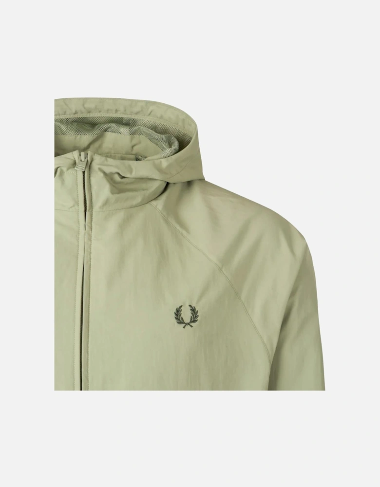Taslan Hooded Shell Jacket - Olive Mint