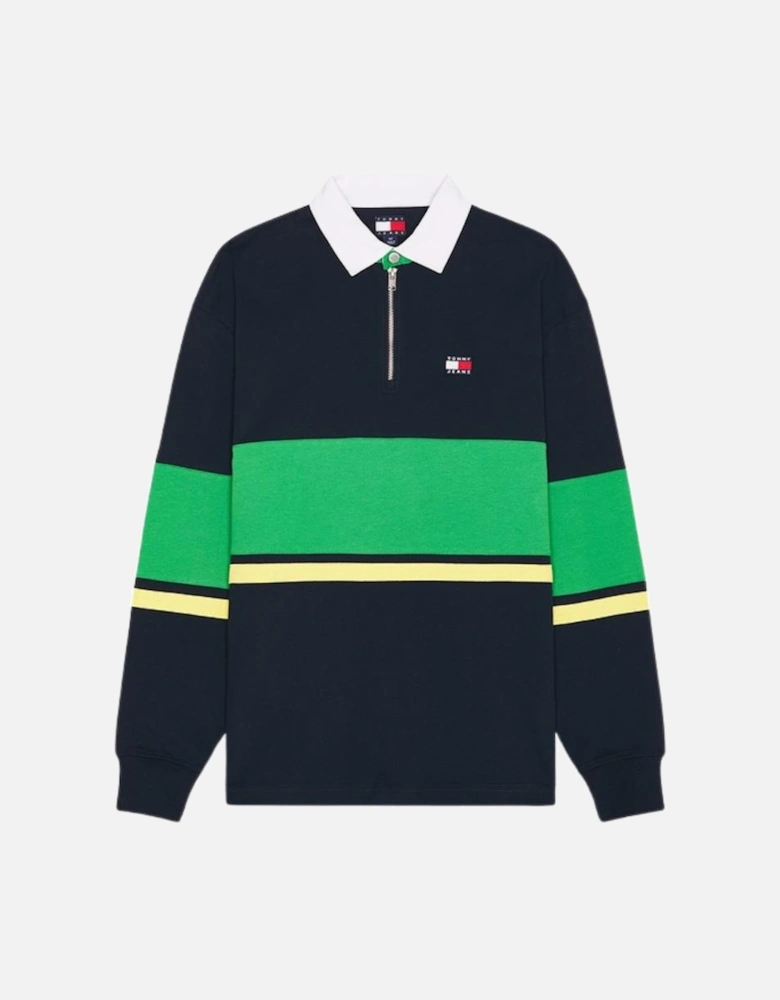TJM RLX Colour-Block Rugby - Dark Night Navy