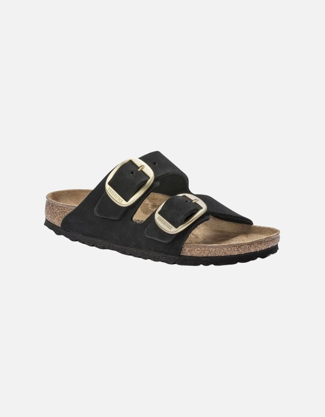 Big Buckle Nubuck Leather - Black