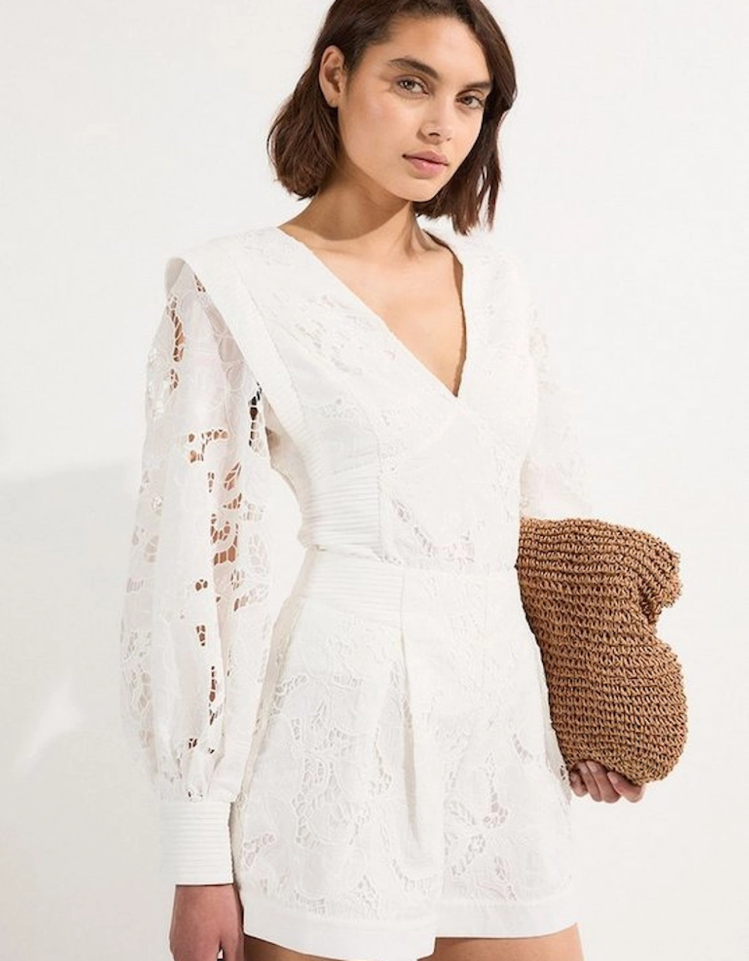 Cutwork Broderie Woven Short