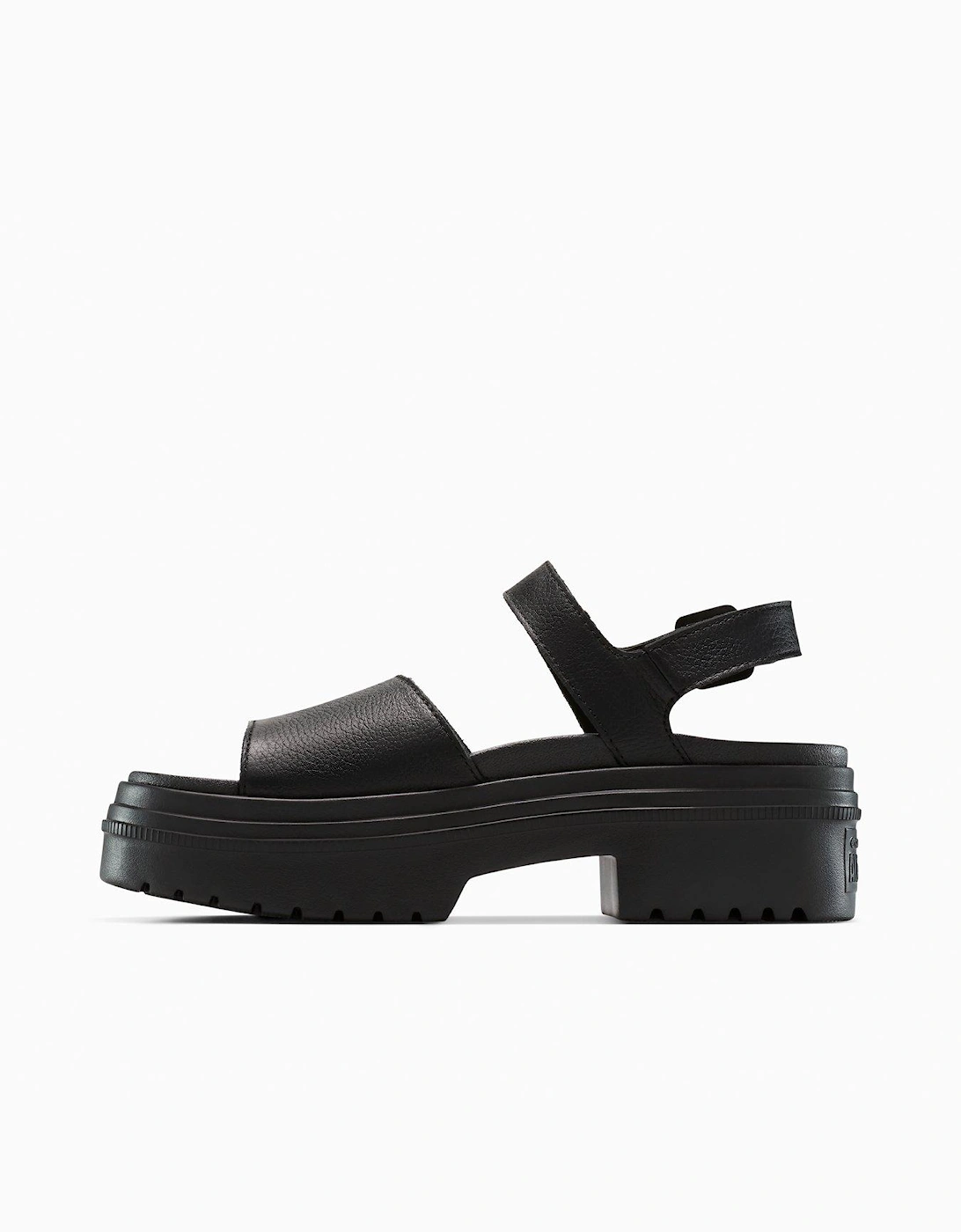 CHUCK TAYLOR ALL STAR LUGGED HEEL SANDAL - BLACK