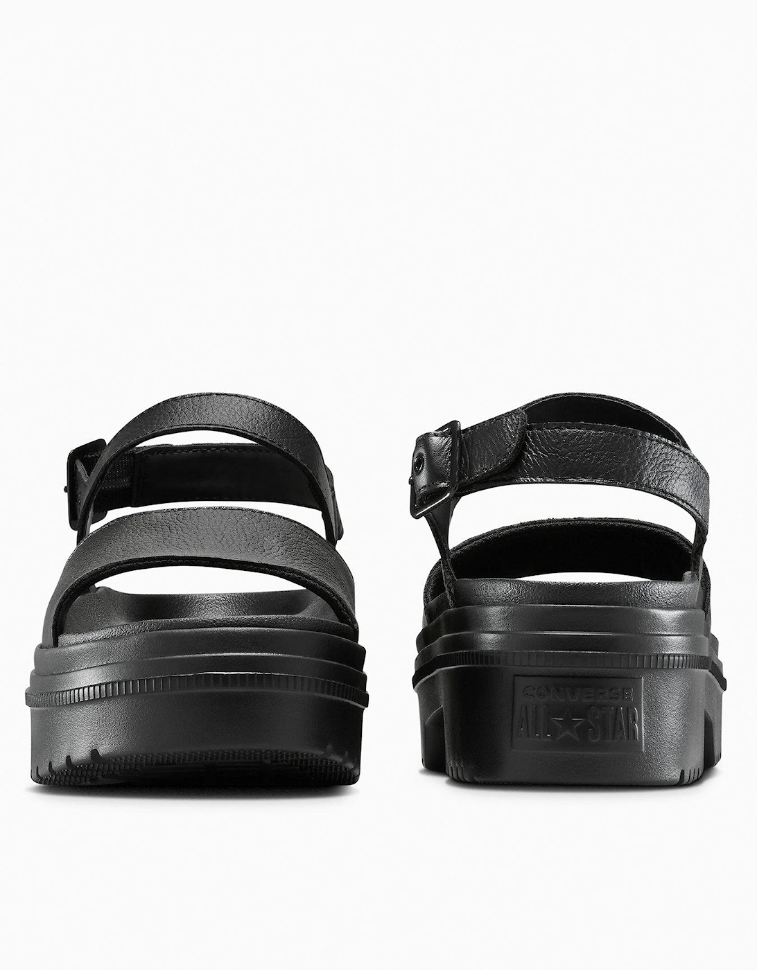 CHUCK TAYLOR ALL STAR LUGGED HEEL SANDAL - BLACK