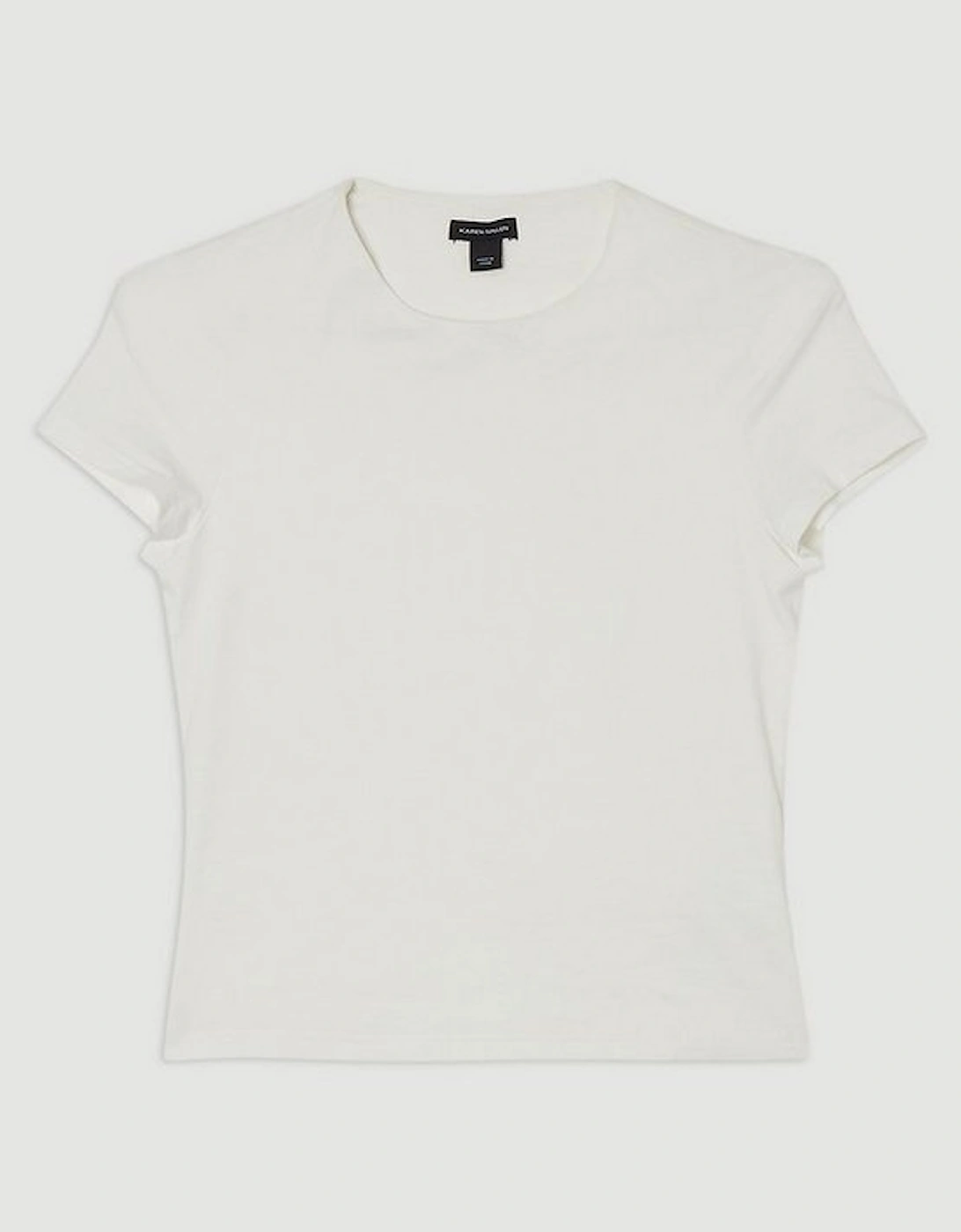 Stretch Cotton Short Sleeve Jersey Tshirt