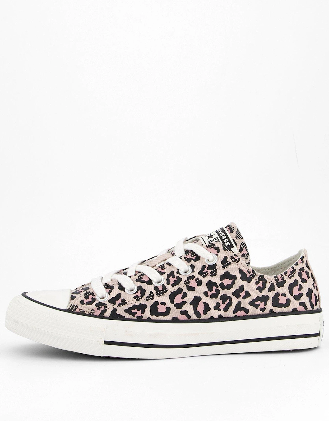 Junior Ox Trainers - Animal Print - Warm Clay/Egret/Black, 2 of 1
