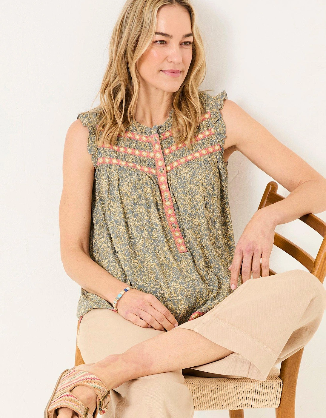 Patsy Air Ditsy Blouse - Grey, 2 of 1