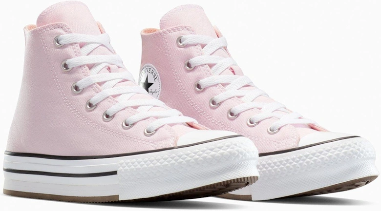 Junior Eva Lift Hi Trainers - Sugar Berry/White/Natural Ivor