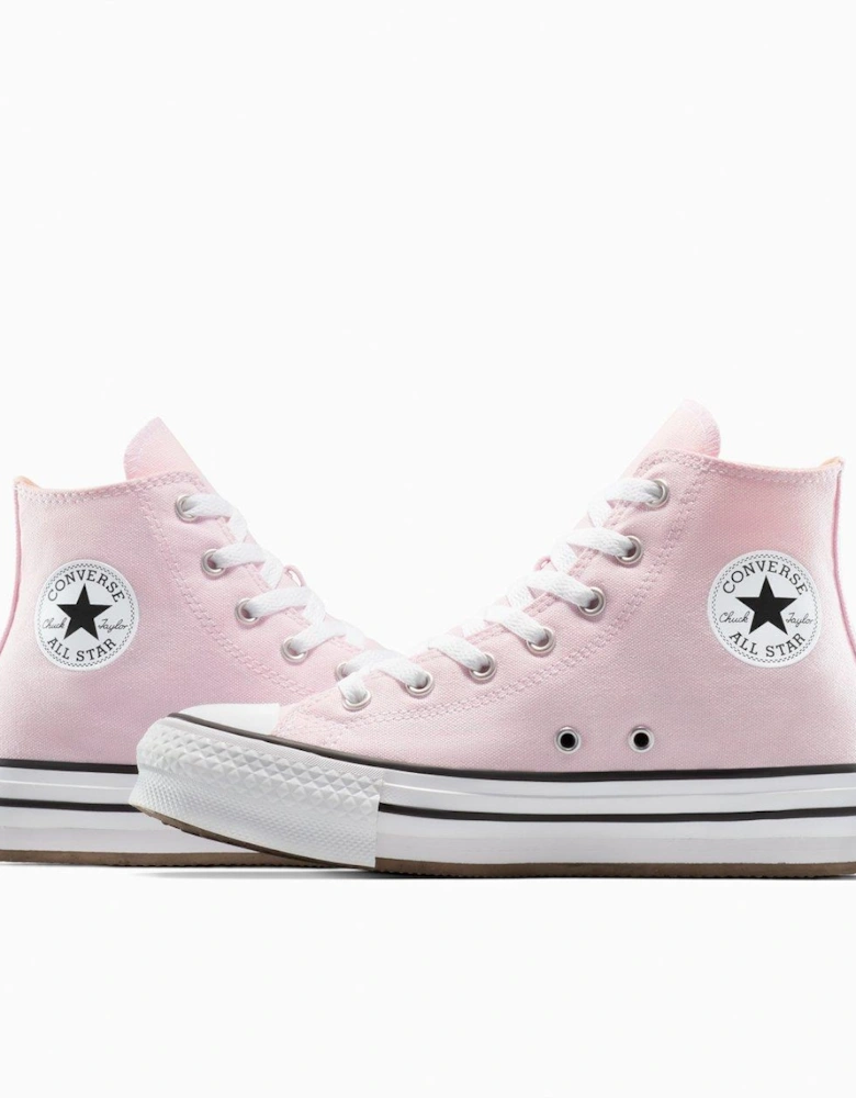 Junior Eva Lift Hi Trainers - Sugar Berry/White/Natural Ivor