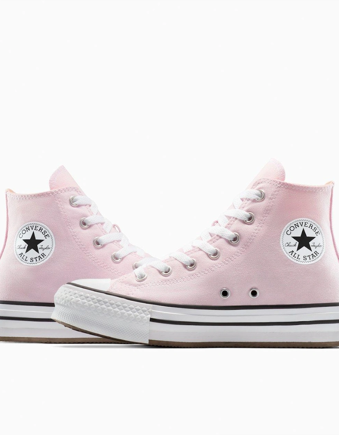 Junior Eva Lift Hi Trainers - Sugar Berry/White/Natural Ivor