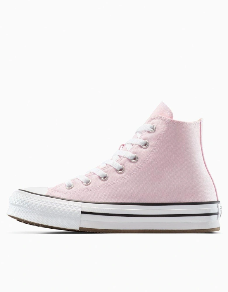 Junior Eva Lift Hi Trainers - Sugar Berry/White/Natural Ivor