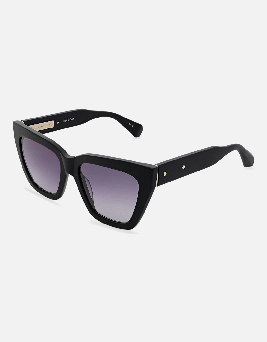 Allsaints Women's Black All Saints Minerva Sunglasses In Gloss