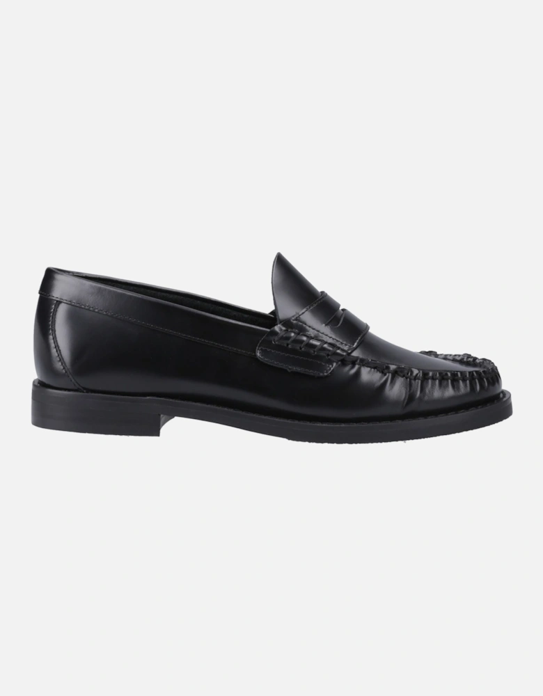 Dune Ginni Leather Women's Black Shoes