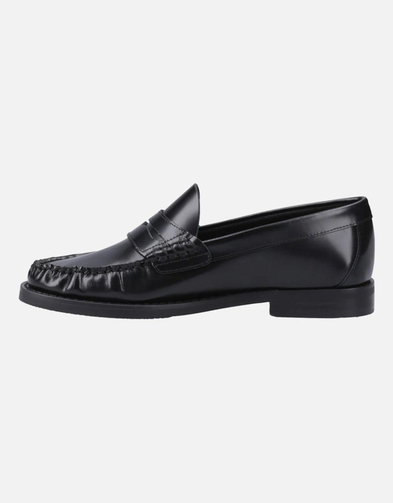 Dune Ginni Leather Women's Black Shoes