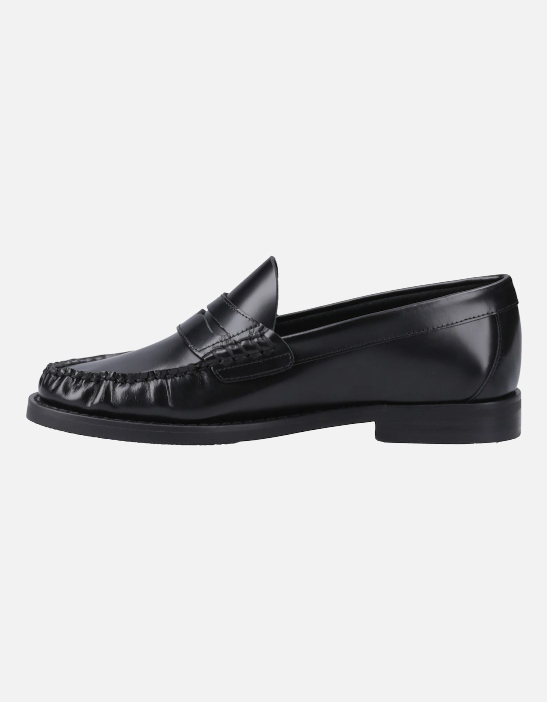 Dune Ginni Leather Women's Black Shoes