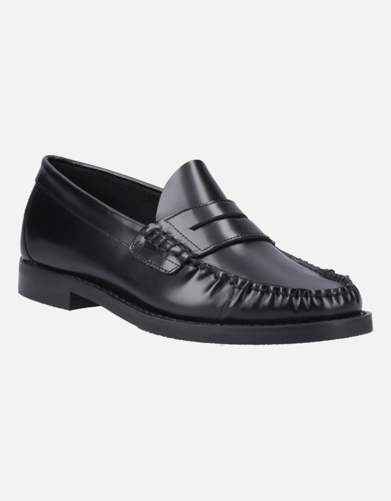 Dune Ginni Leather Women's Black Shoes
