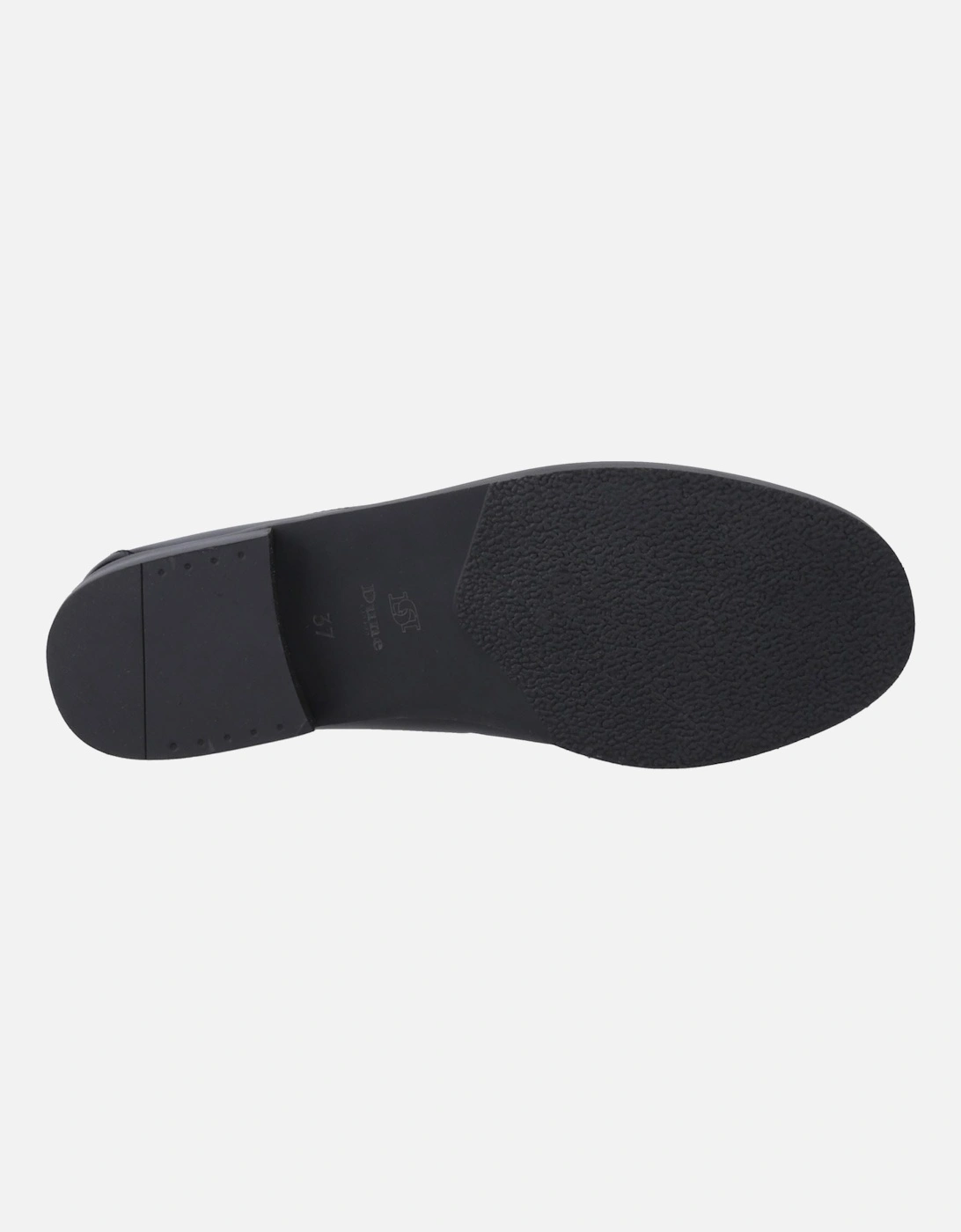 Dune Ginni Leather Women's Black Shoes