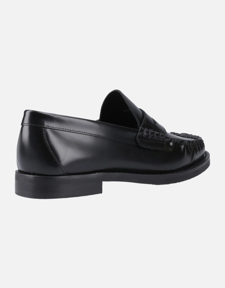 Dune Ginni Leather Women's Black Shoes