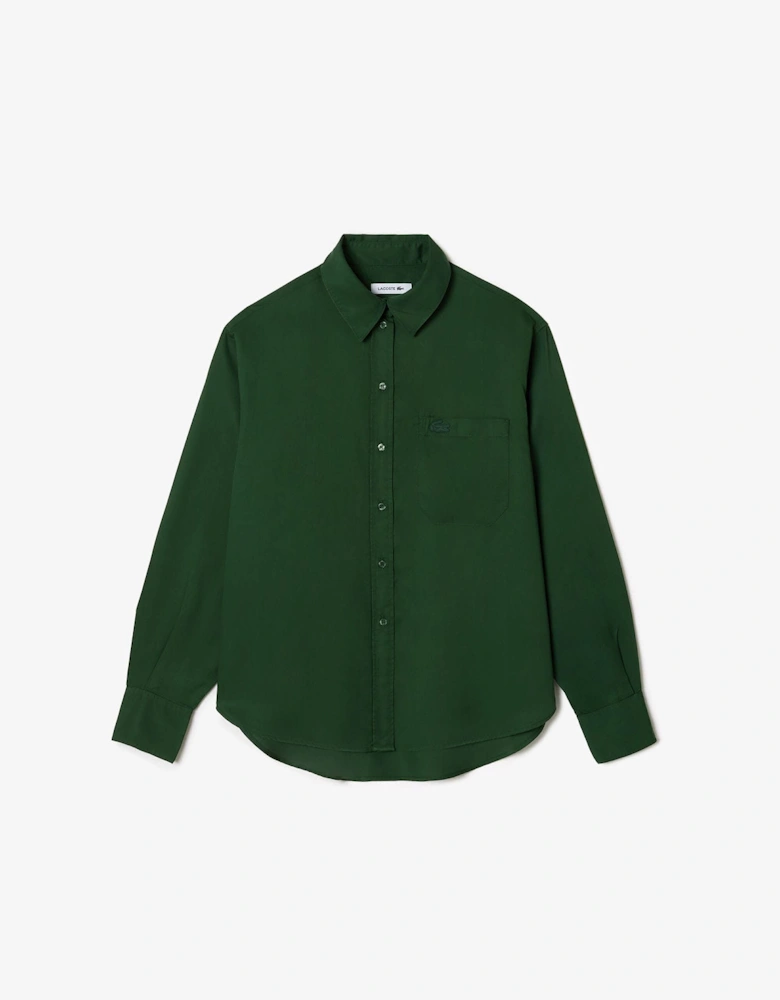 Flowing Oversized Lyocell Shirt