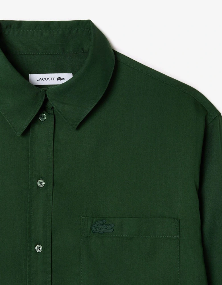 Flowing Oversized Lyocell Shirt