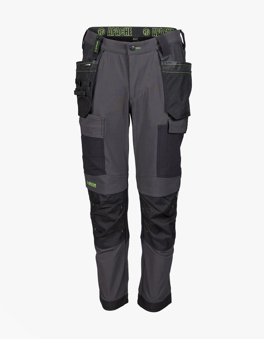 Apache Men's Multi Calgary Trousers Grey Black  L31/W34