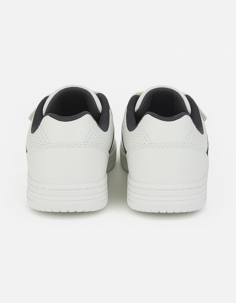 CHARING CROSS Mens Triple Velcro Trainers White