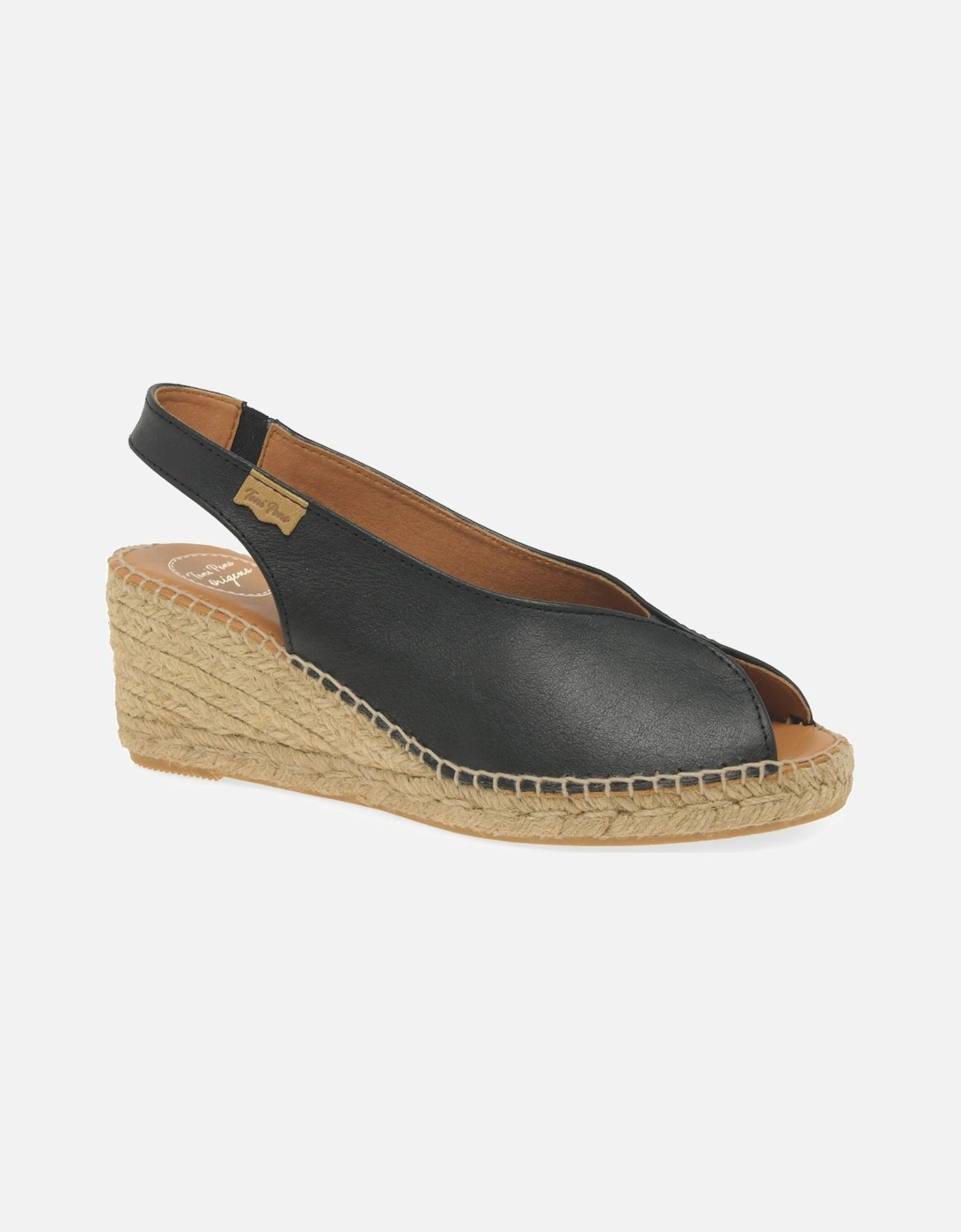 Laila Womens Wedge Heel Espadrille Sandals, 7 of 6