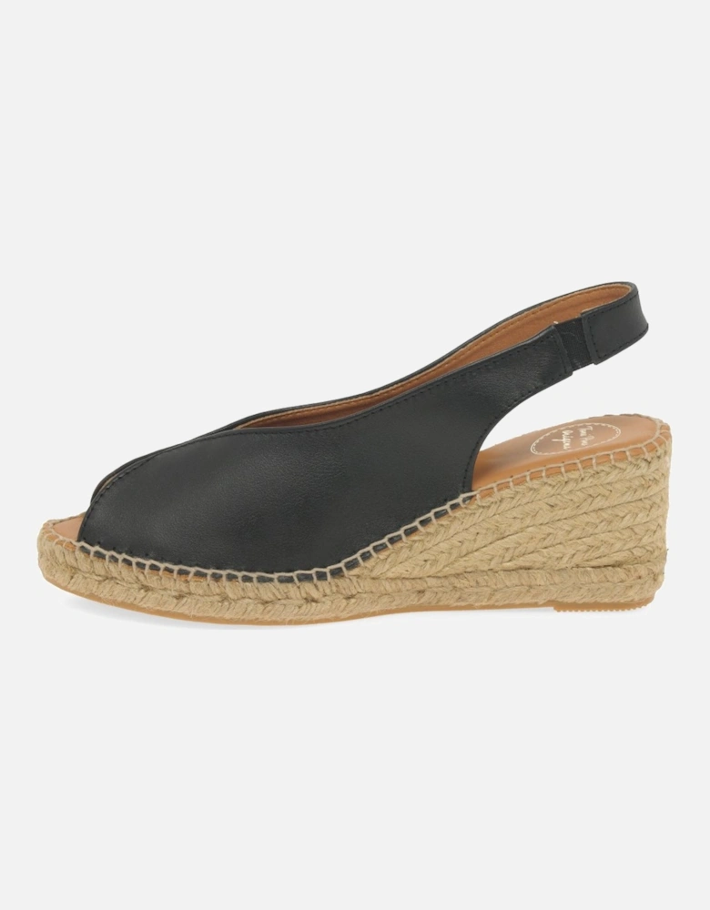 Laila Womens Wedge Heel Espadrille Sandals