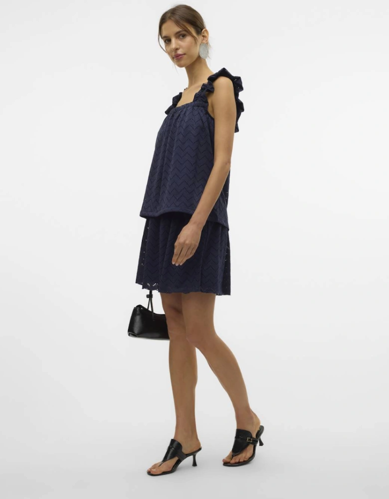 Thas Singlet Top Navy Blazer