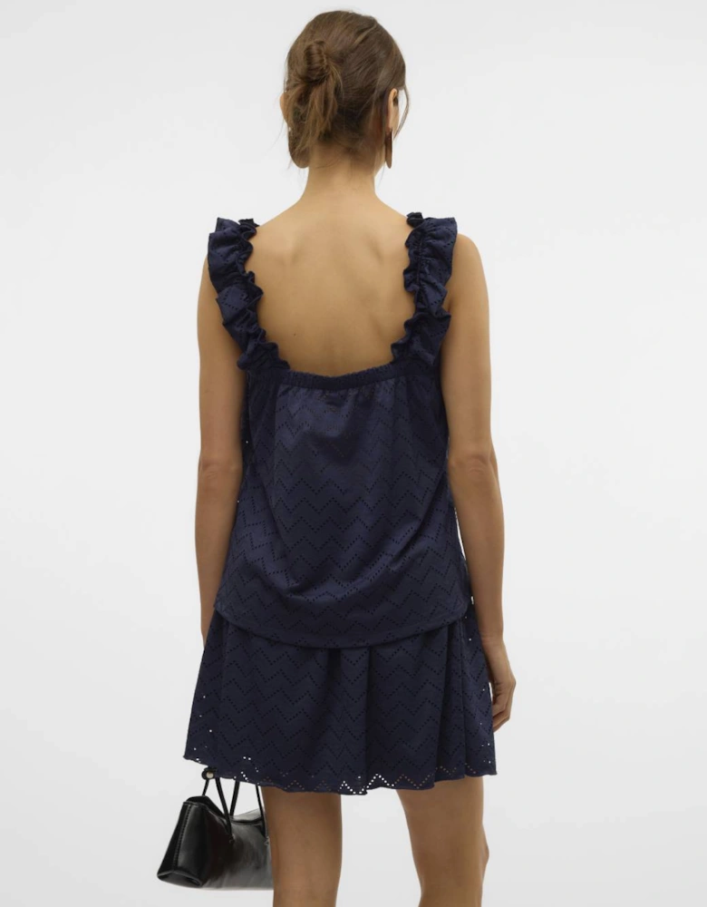 Thas Singlet Top Navy Blazer