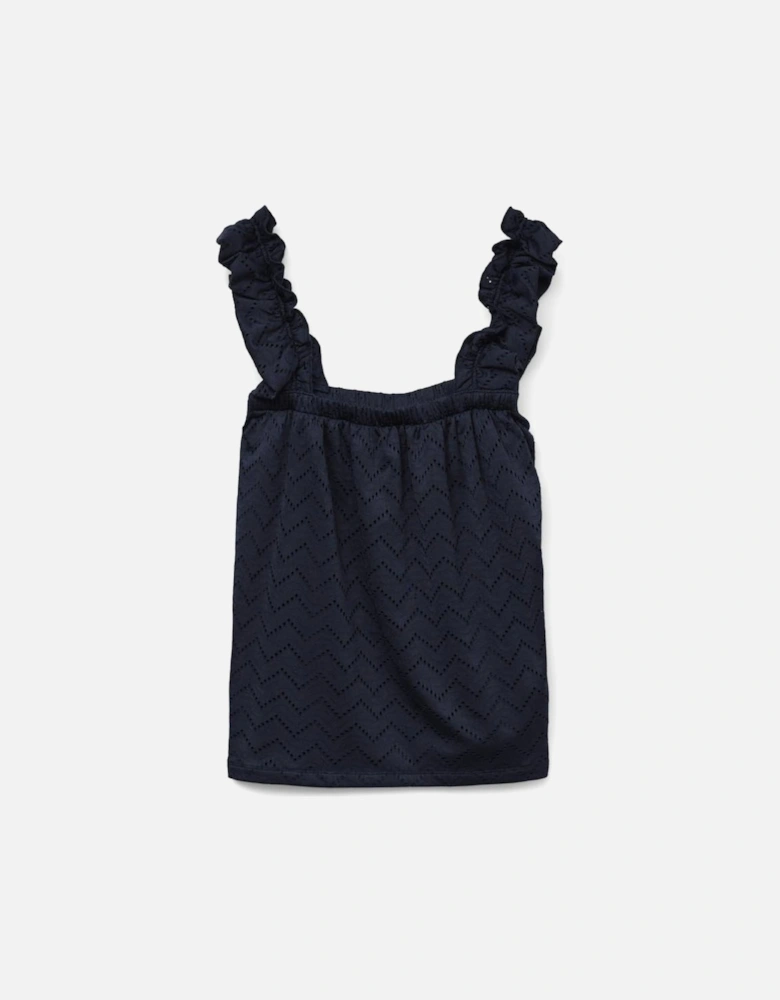 Thas Singlet Top Navy Blazer