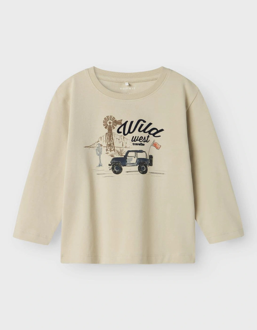Mini Boy's Hako Long Sleeve Box Top Peyote, 4 of 3