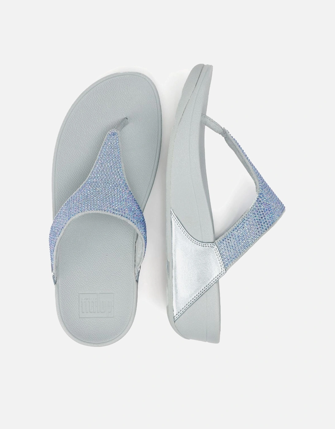 Lulu Crystal Women's Quiet Blue Sandals